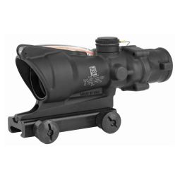 TRIJICON ACOG RIFLE SCOPE, 4X 32, RED CROSSHAIR .223 RETICLE, DUAL ILLUMINATED, W/TA51 MOUNT, MATTE