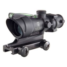 TRIJICON ACOG, 4X32, GREEN DUAL ILLUMINATED, .223 CHEVRON RETICLE, WITH TA51 MOUNT