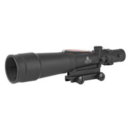 TRIJICON ACOG RIFLE SCOPE, 5.5X50, RED CHEVRON RETICLE .308, INCLUDES FLATTOP ADAPTER, MATTE FINISH