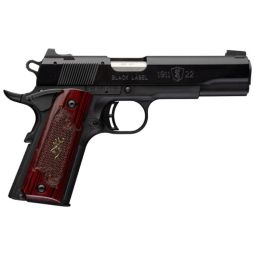 BROWNING 1911-22 BLACK LABEL, MEDALLION 22LR 4.25" FULL SZ
