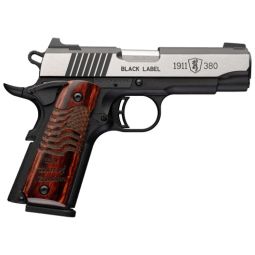 BROWNING 1911-380 BLACK LABEL, MED PRO 380ACP 3.62" 250TH