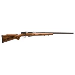SAVAGE 25LW VARMINTER 17HORNET, 24" ACCU TGR BLUE/BRN LAMINATE
