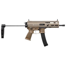 GRAND POWER STRIBOG SP9A3 9MM, 8" 30RD MAG TAILHOOK BRACE FDE