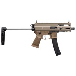 GRAND POWER STRIBOG SP9A3S 9MM, 5" 30RD MAG TAILHOOK BRACE FDE