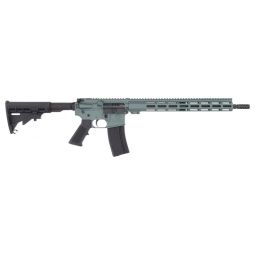 GLFA AR15 RIFLE 223 WYLDE, 16" NIT BBL CHARCOAL GREEN