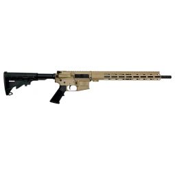 GLFA AR15 RIFLE 223 WYLDE, 16" NIT BBL FDE
