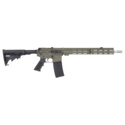 GLFA AR15 RIFLE 223 WYLDE, 16" S/S BBL OD GREEN