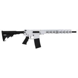 GLFA AR15 RIFLE 223 WYLDE, 16" NIT BBL WHITE