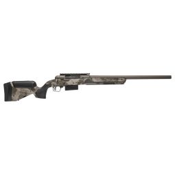 SAVAGE 220 HAVESTER 20GA 22", W/RAIL BLK/WOODLAND ACCUFIT V2