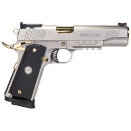 GIRSAN 1911 NEGOTIATOR TALO, 38 SUPER 5" 9RD TITANIUM/GOLD