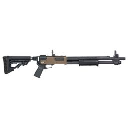MOSSBERG 590R TACTICAL 12GA, 18.5" 6RD CHISEL STOCK