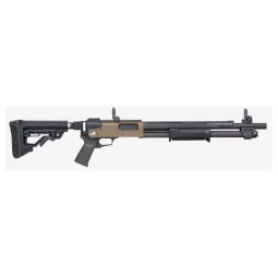 MOSSBERG 590R TACTICAL 12GA, 18.5" 6RD CHISEL STOCK