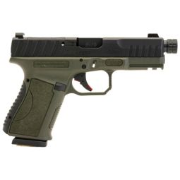 TRISTAR APOC PRO 9MM 4.5" 15RD, OD GREEN THREADED OPTICS READY
