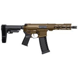 CMMG PISTOL BANSHEE MK4 9MM, 8" FIXED EJECTOR MIDNIGHT BRZ