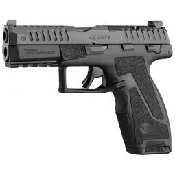 CZ DUTY 4.0F 9MM 4" 17/19RD, BLACK MANUAL SAFETY