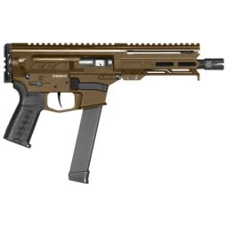 CMMG PISTOL DISSENT MKGS 9MM, 6.5" 30RD MIDNIGHT BRONZE