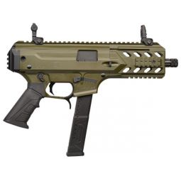 GFORCE ARMS BLADE PISTOL 9MM, 6" BBL 33RD OD GREEN