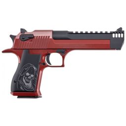DESERT EAGLE MARK XIX 50AE 6", CRIMSON RED GRIM REAPER GRIPS