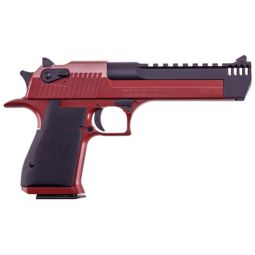 DESERT EAGLE MARK XIX 50AE 6", CRIMSON RED CERAKOTE BLACK