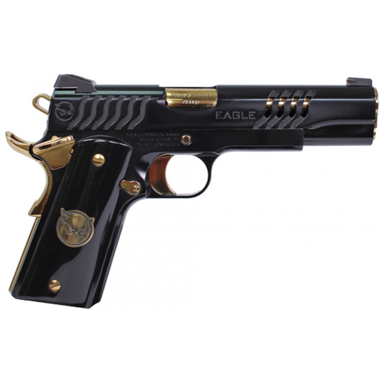IVER JOHNSON EAGLE ONYX, 1911 45ACP 8RD POLISHED PVD: MGW