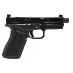 FAXON FX19X HELLFIRE 9MM 4", NS 17RD THREADED BLACK