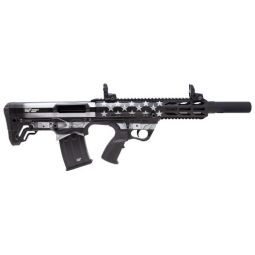 GFORCE ARMS GFY1 AR-12 12GA 3", 18.5" 5RD GREYSCALE US FLAG