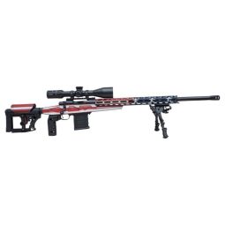 HOWA M1500 25 CREEDMOR APC, CHASSIS 24" HB USA FLAG