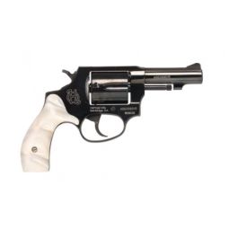 HERITAGE ROSCOE 38SPL 3", FIXED BLACK WHITE PEARL GRIP