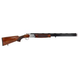 IVER JOHNSON 600LW O/U 12GA 3", 28"VR SILVER BLACK WALNUT