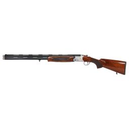 IVER JOHNSON 600LW O/U 12GA 3", 28"VR SILVER BLACK WALNUT