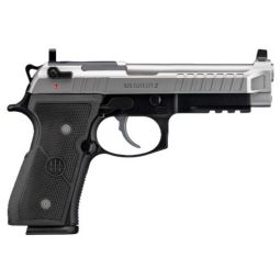 BERETTA 92G ELITE LTT 2 9MM, 4.7" 10RD INOX BLACK TWO TONE
