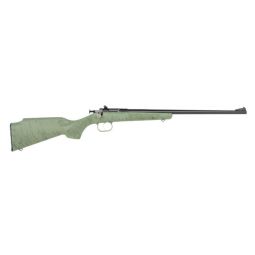 CRICKETT RIFLE G2 22LR GREEN, SYNTHETIC/GOLD WEB BLUED