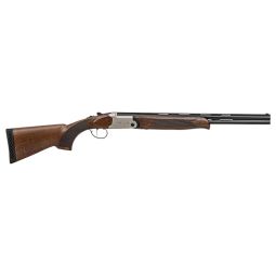 CRICKETT O/U FIELD 410 3" 20", WALNUT SILVER ENGRAVED
