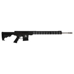 GLFA AR10 RIFLE 243 WIN, 24" S/S BBL 5-SHOT BLACK