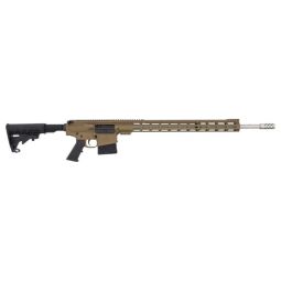 GLFA AR10 RIFLE 243 WIN, 24" S/S BBL 5-SHOT BRONZE
