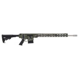 GLFA AR10 RIFLE 243 WIN, 24" S/S BBL 5-RD PURSUIT GRN