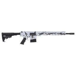 GLFA AR10 RIFLE 308 WIN 18", NIT BBL 10RD PURSUIT SNOW CAMO