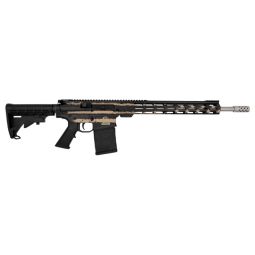 GLFA AR10 RIFLE 308 WIN, 18" S/S BBL DESERT FLAG 10-RDS