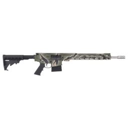 GLFA AR10 RIFLE 308 WIN 18", S/S 10RD PURSUIT GREEN CAMO