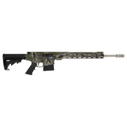 GLFA AR10 RIFLE 6.5CM 20" S/S, BBL 10-SHOT PURSUIT GREEN CAMO