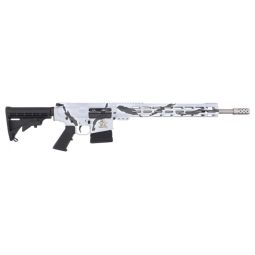 GLFA AR10 RIFLE 6.5CM 20" S/S, BBL 10-SHOT PURSUIT SNOW CAMO