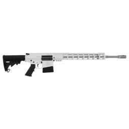 GLFA AR10 RIFLE 6.5CM 20" S/S, BBL 10-SHOT WHITE