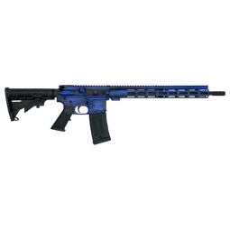 GLFA AR15 BATTLEWORN 223 WYLDE, 16" NIT BBL ROYAL BLUE