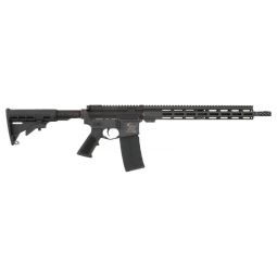 GLFA AR15 LEFT HAND RIFLE 223, WYLDE 16" NIT BBL BLACK