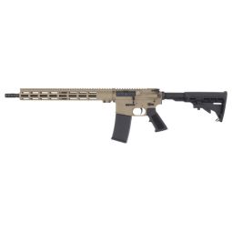 GLFA AR15 LEFT HAND RIFLE 223, WYLDE 16" NIT BBL FDE