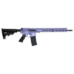 GLFA AR15 RIFLE 223 WYLDE, 16" NIT BBL WILD ORCHID