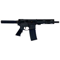 GLFA AR15 PISTOL 223 WYLDE, 7.5" NITRIDE BARREL BLACK