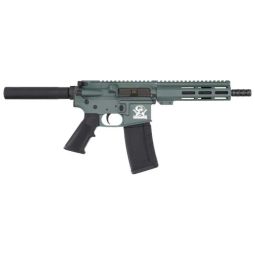 GLFA AR15 PISTOL 223 WYLDE, 7.5" NITRIDE BBL CHARCOAL GRN