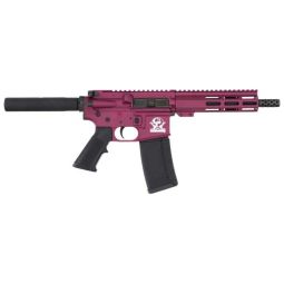 GLFA AR15 PISTOL 223 WYLDE, 7.5" NITRIDE BARREL BLK CHERRY