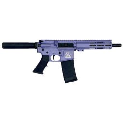 GLFA AR15 PISTOL 223 WYLDE, 7.5" NITRIDE BBL WILD ORCHID